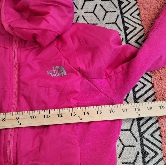 THE NORTH FACE SUMMIT SERIES WINDSTOPPER HOT PINK FULL ZIP HOODED JACKET… - Picture 16 of 16